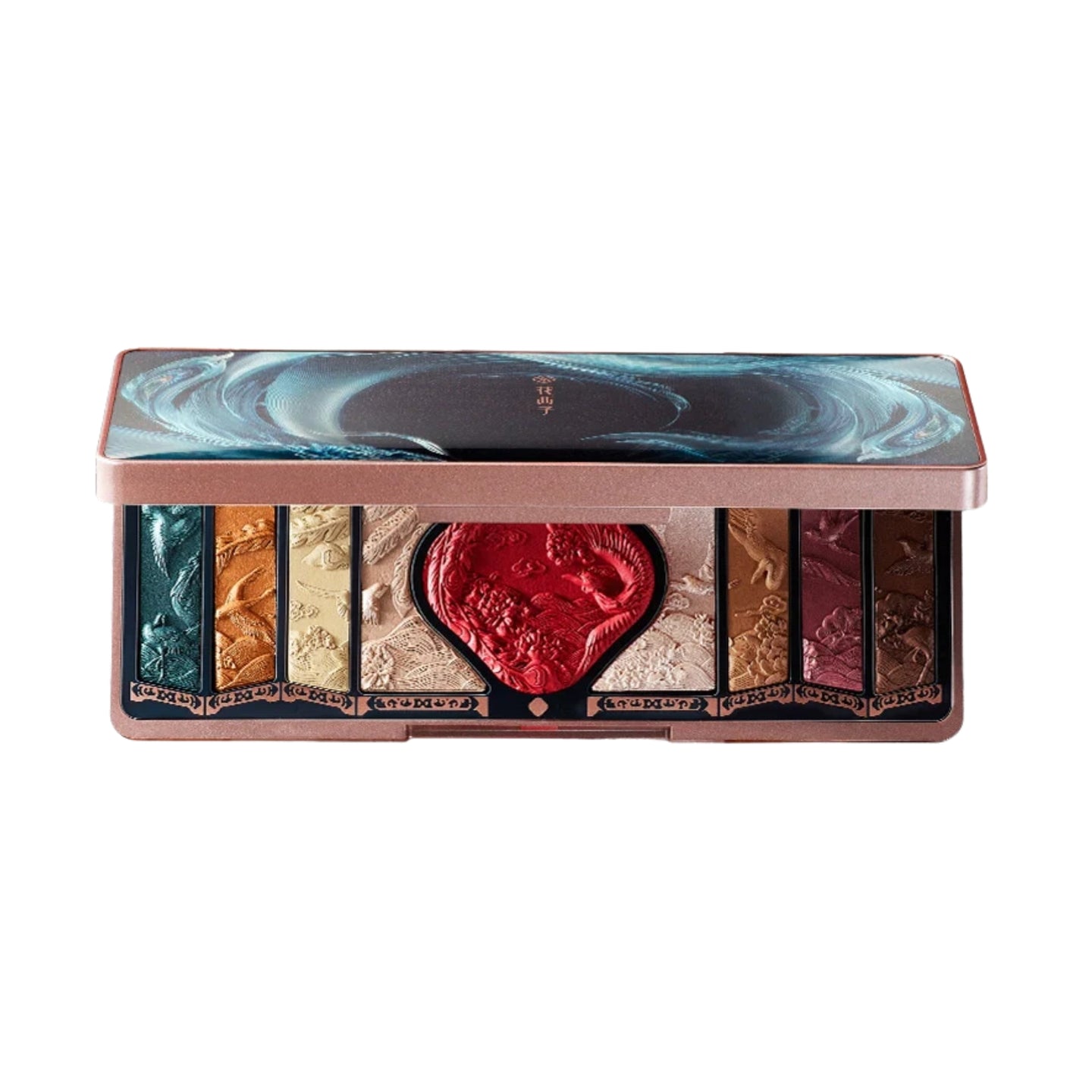 FLORASIS Floral Engraving Phoenix Makeup Palette - 01 Gold Brown