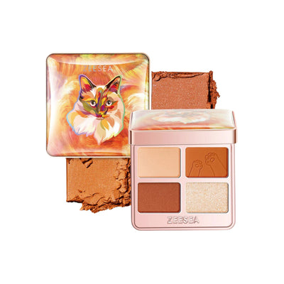 ZEESEA Tipsy Kitty Eyeshadow Quad #05 Sunset