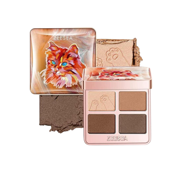 ZEESEA Tipsy Kitty Eyeshadow Quad #06 Ordinary Love