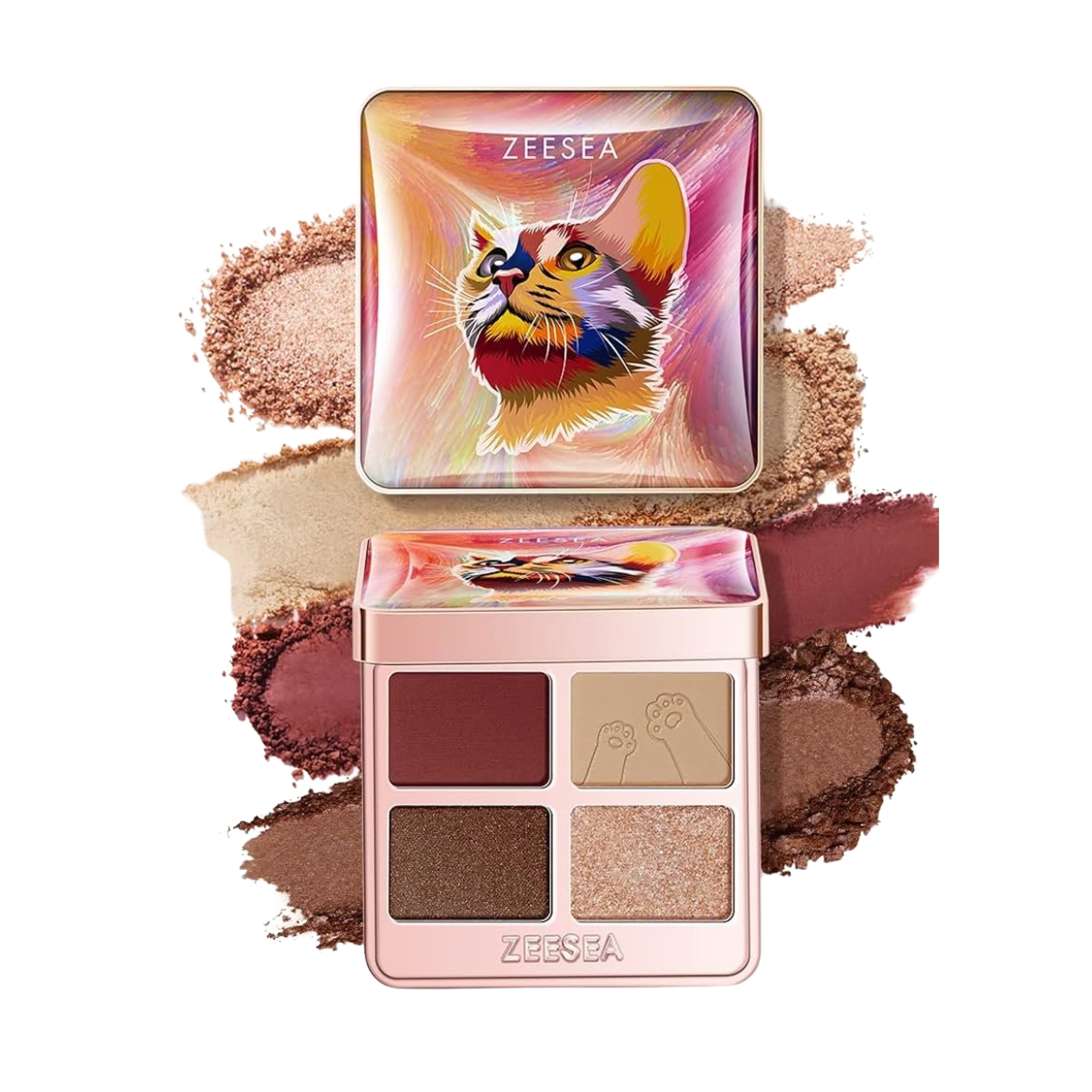 ZEESEA Tipsy Kitty Eyeshadow Quad #07 Sincere Heart