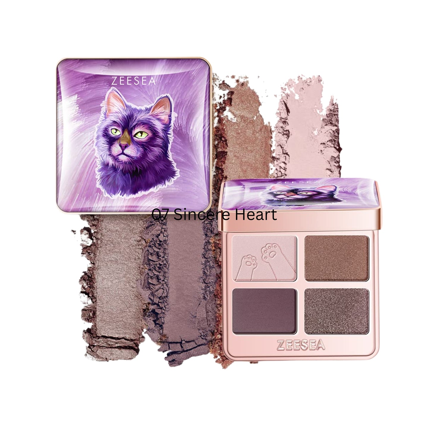 ZEESEA Tipsy Kitty Eyeshadow Quad #08 Destiny Guardian