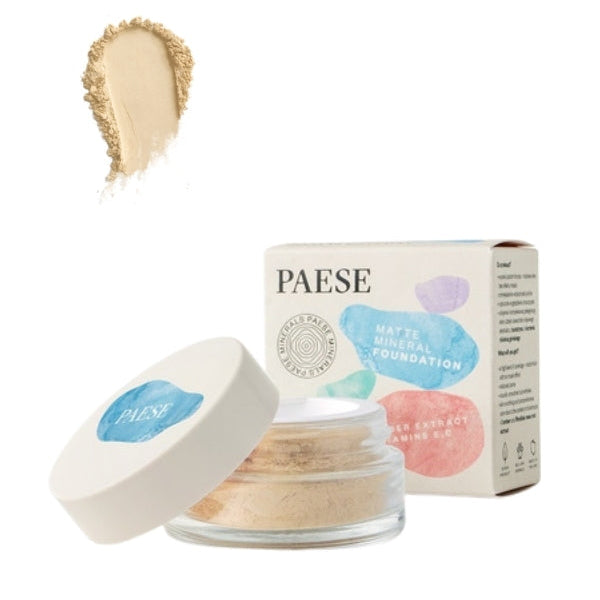PAESE Matte mineral foundation - 101W beige