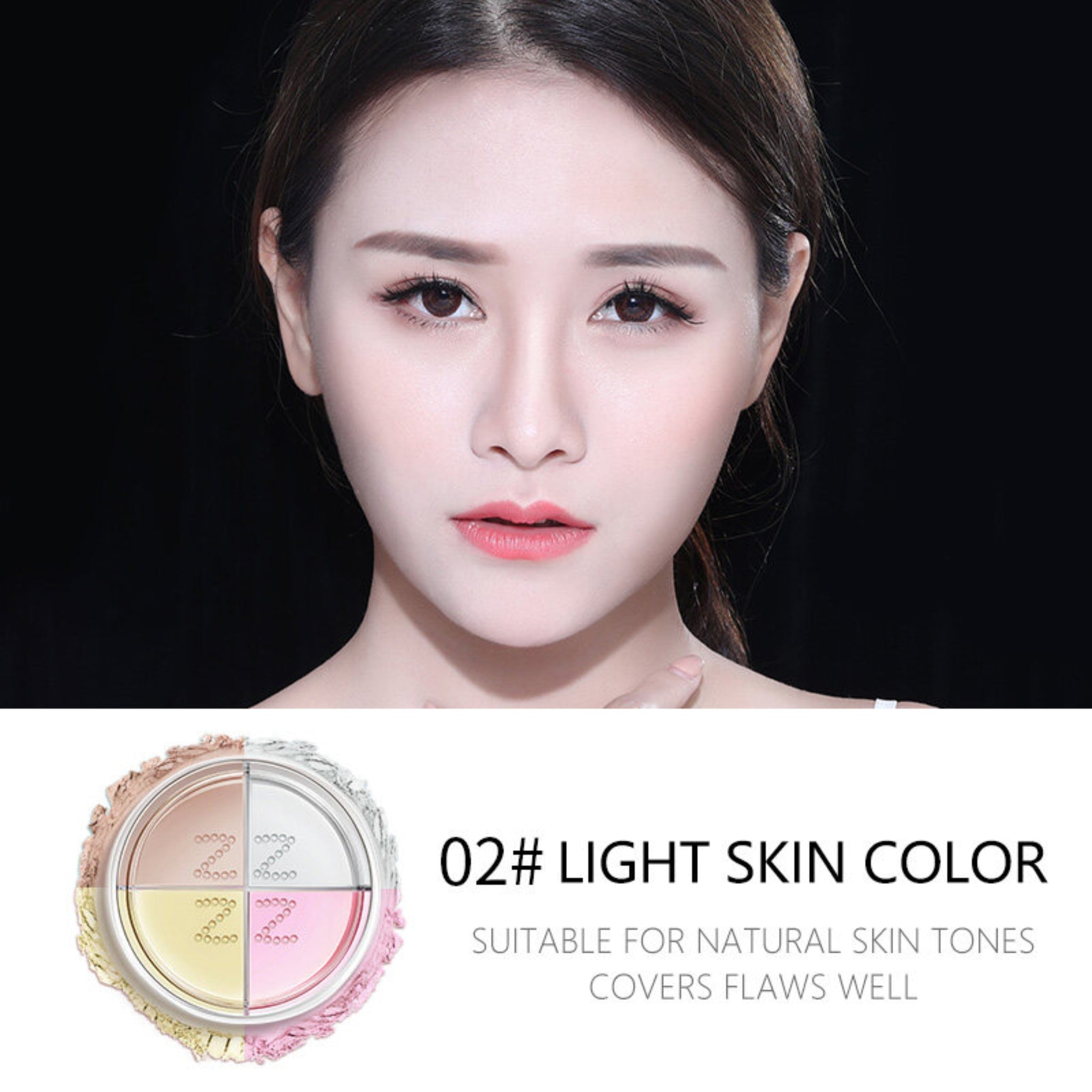 ZEESEA 4  Color Correcting loose powder - Light Beige