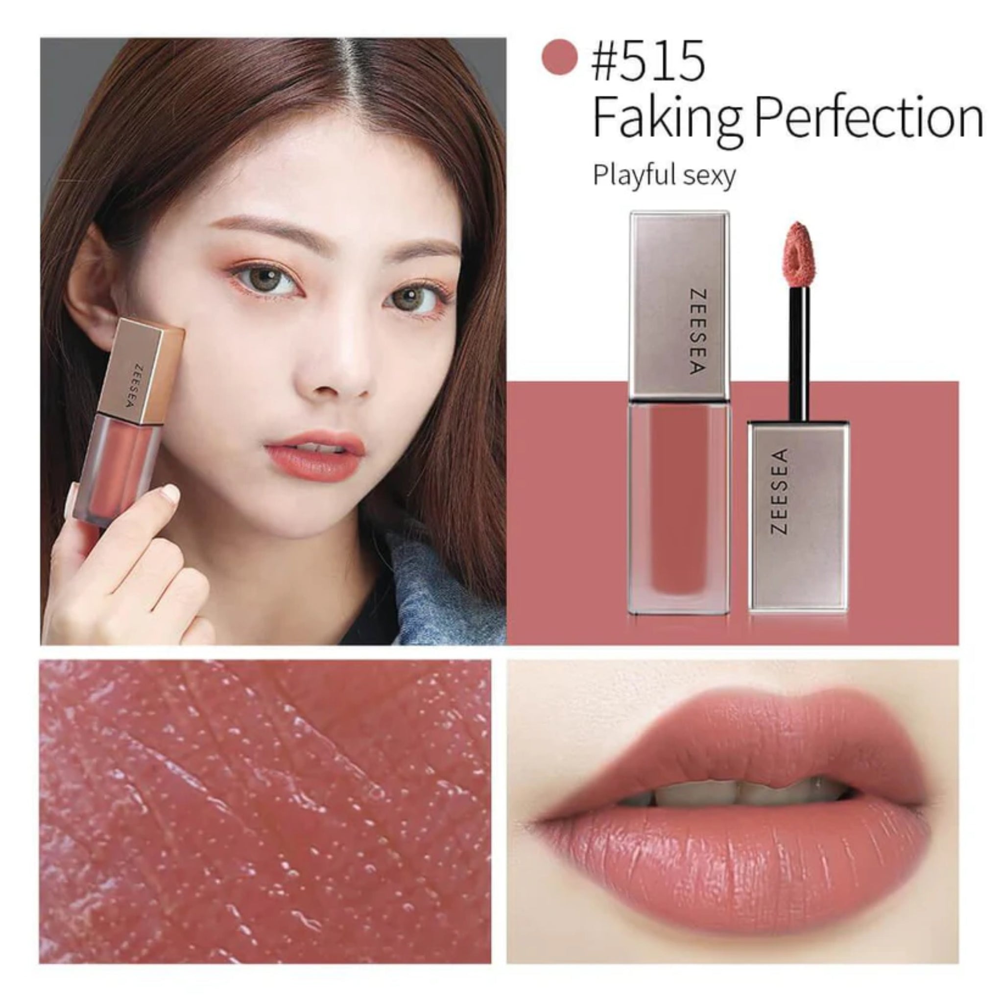 ZEESEA Light Matte Liquid Lip Stain - 515 Faking Perfection