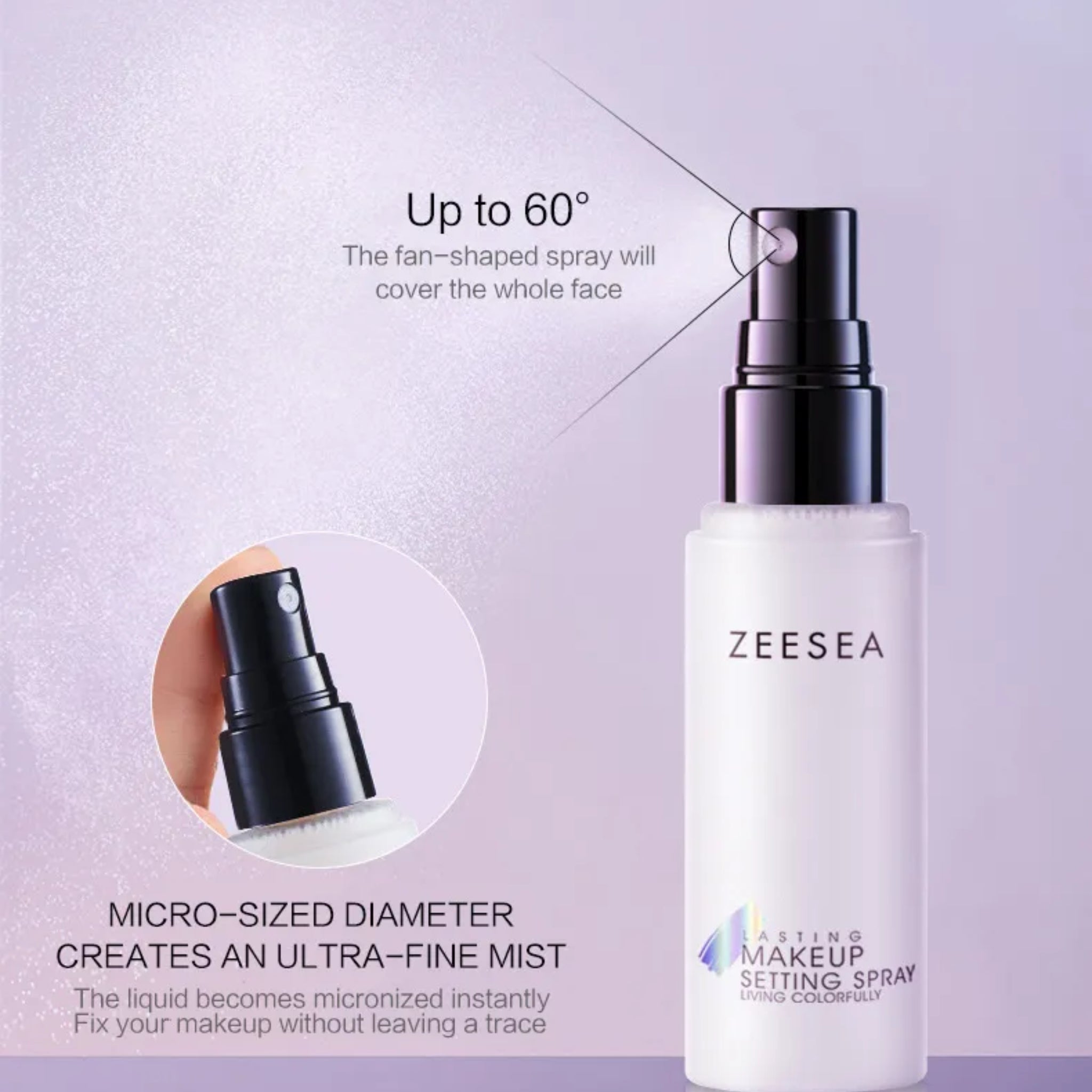 ZEESEA Hold Glossy Setting Spray - 50ml