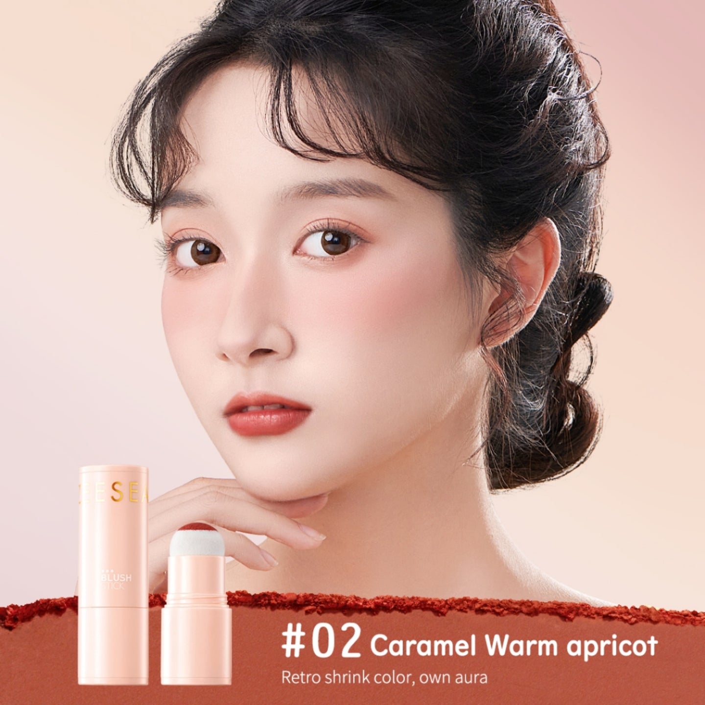 ZEESEA Nourishing Colors Mist blush  stick 02