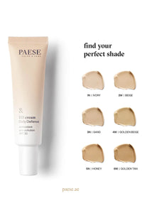 PAESE DD Cream Daily Defense Foundation (SPF 30) 5N Honey