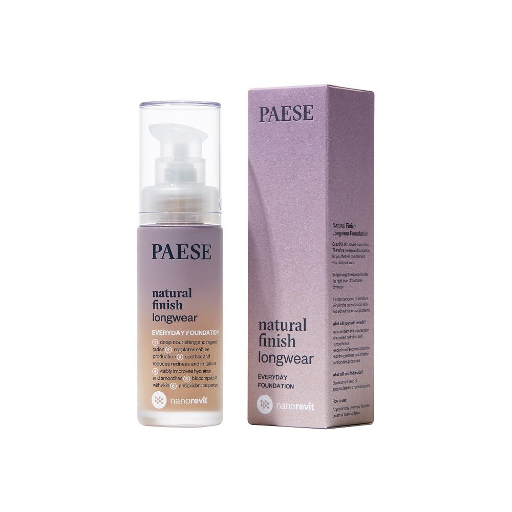 PAESE NANOREVIT Natural Finish Longwear Foundation - Honey