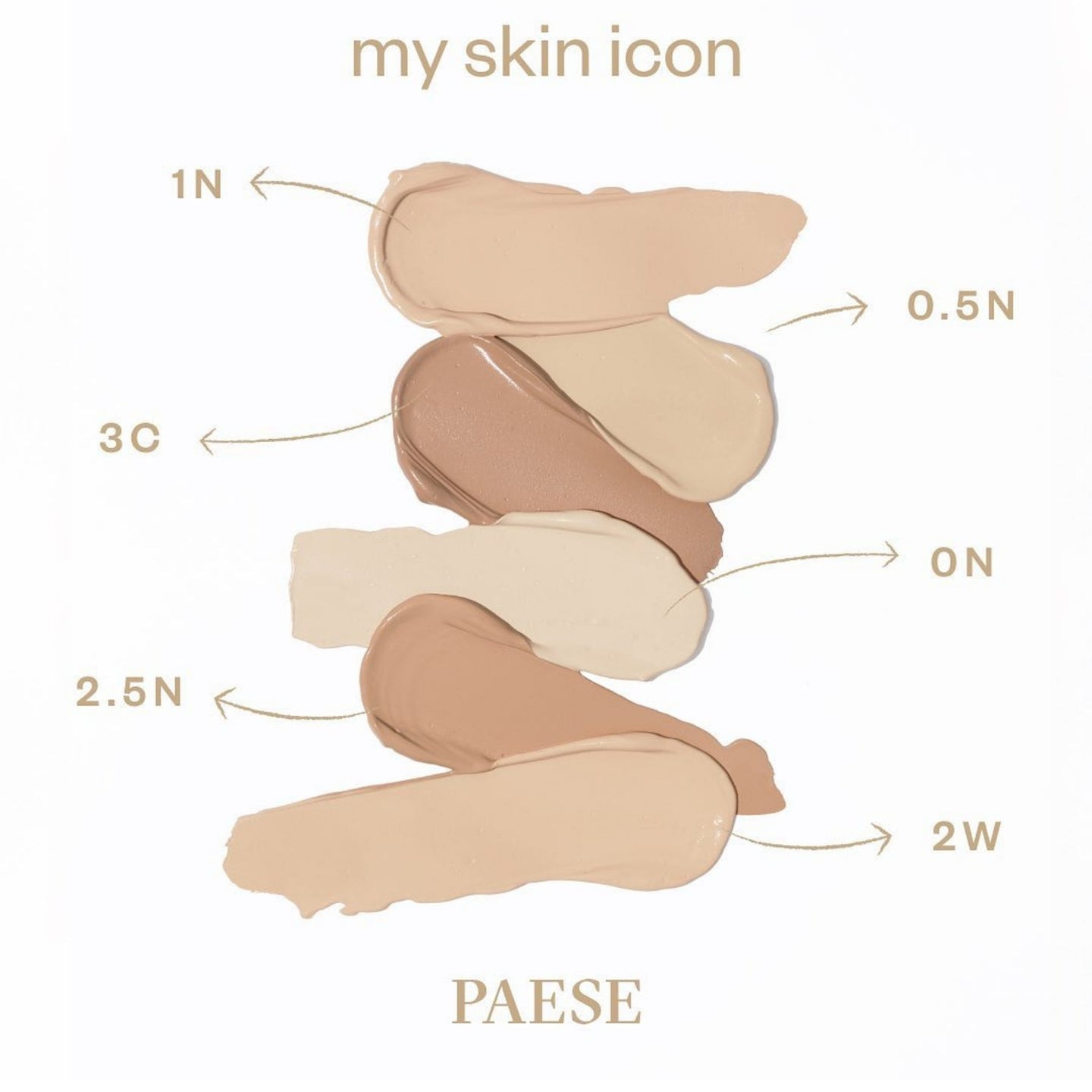 PAESE My Skin Icon Mattifying Foundation with Satin Finish - 3C Almond