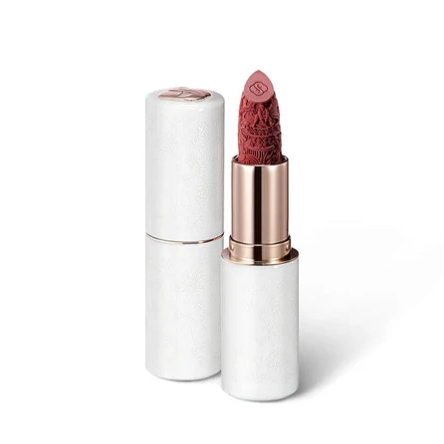 FLORASIS BLOOMING ROUGE PORCELAIN LIPSTICK - M523 PLUM ROYALE