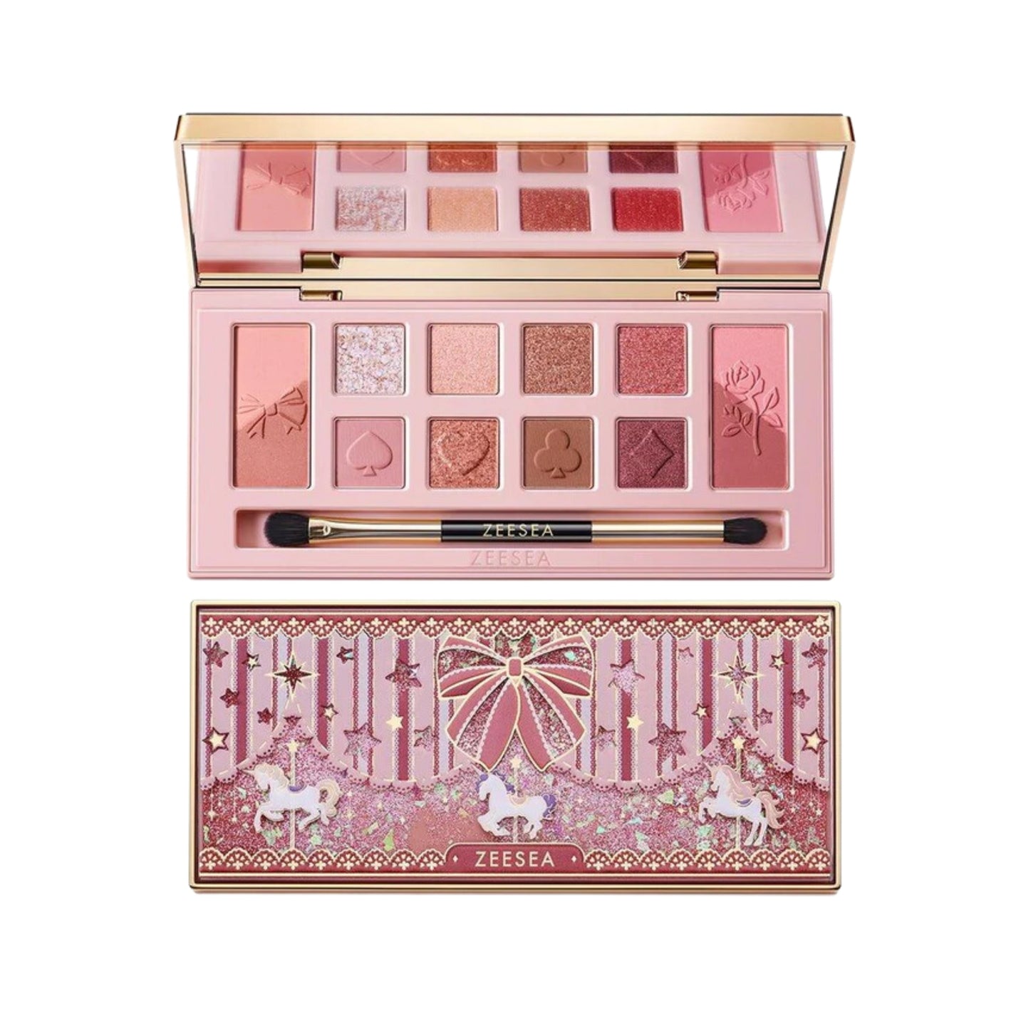 ZEESEA Fantasy Carousel 12 Color Eyeshadow Palette - 03 Honey Dream