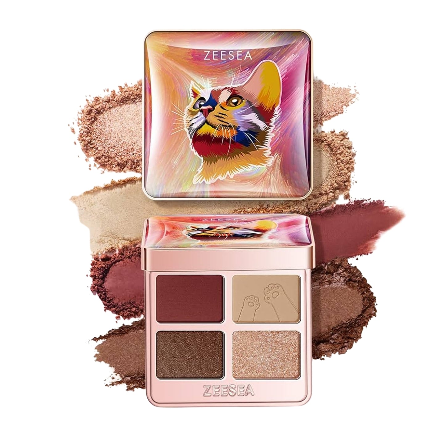 ZEESEA Tipsy Kitty Eyeshadow Quad #07 Sincere Heart