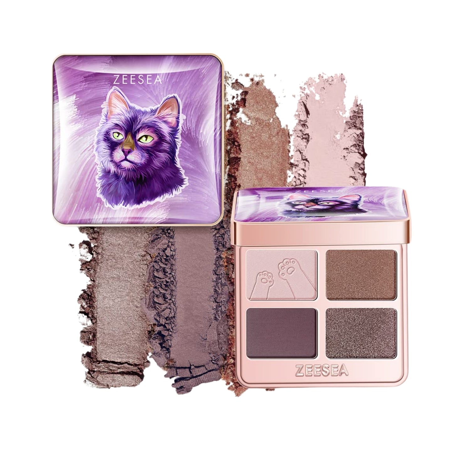 ZEESEA Tipsy Kitty Eyeshadow Quad #08 Destiny Guardian