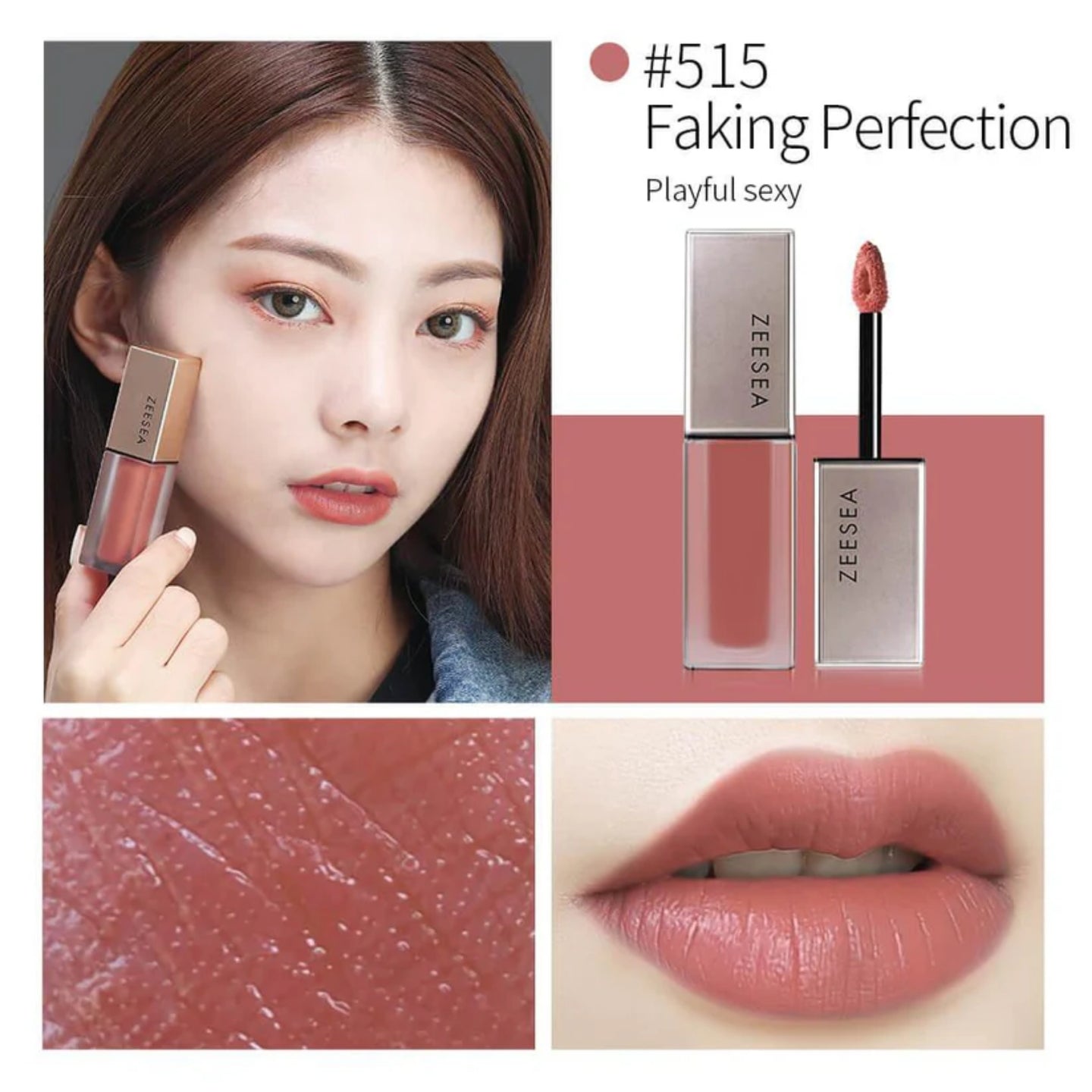 ZEESEA Light Matte Liquid Lip Stain - 515 Faking Perfection