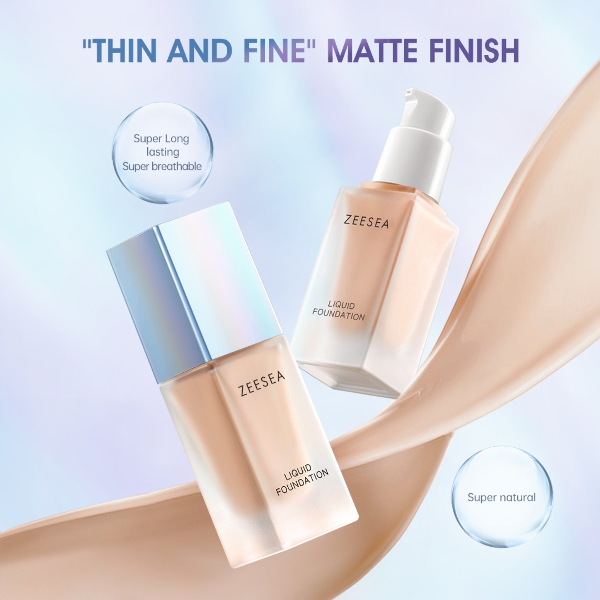 ZEESEA Anti-Makeup Liquid Foundation - 01