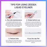 ZEESEA Colorful Waterproof Tip Liquid Eyeliner - Khaki