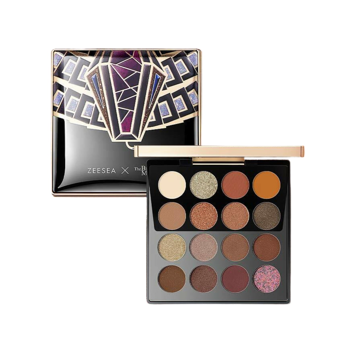 ZEESEA X THE BRITISH MUSEUM Enchanting Egypt Eyeshadow Palette 16 Shades - COBRA