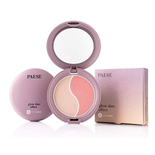 PAESE Nanorevit Glow Duo Effect (Illuminating Powder & Blush)