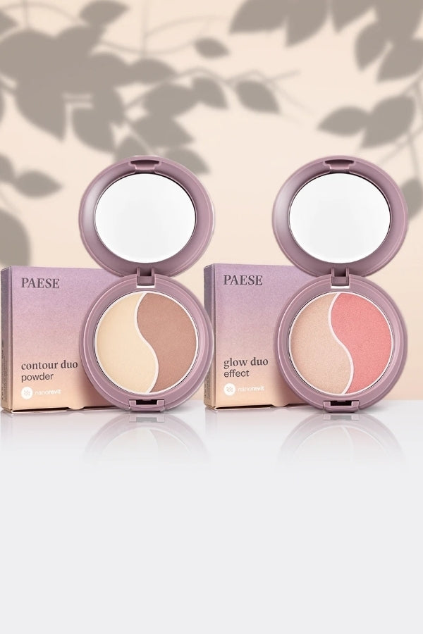 PAESE Nanorevit Glow Duo Effect (Illuminating Powder & Blush)