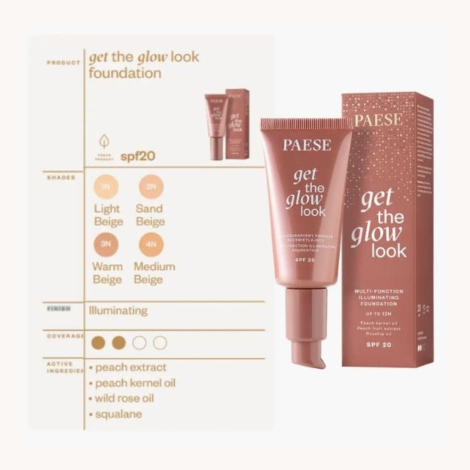 Multi-function Illuminating Foundation  3N Warm Beige