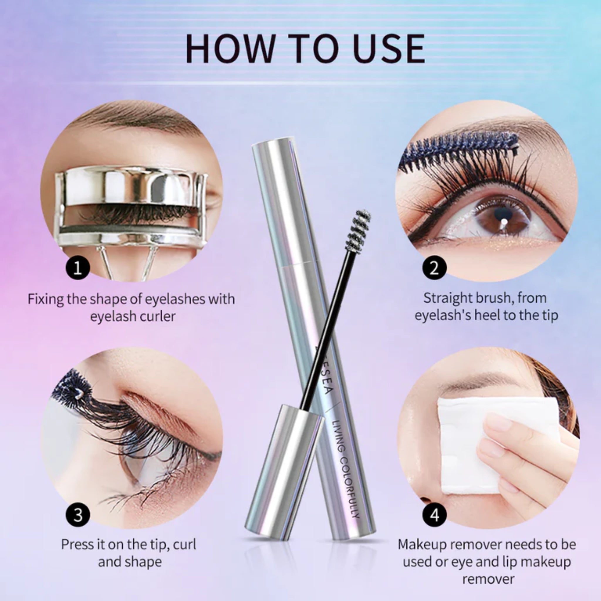 ZEESEA Color Mascara - Silver