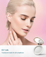 FLORASIS Flawless Jade Breathable Color Correcting Pressed Powder - Voile