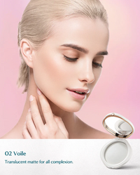 FLORASIS Flawless Jade Breathable Color Correcting Pressed Powder - Voile