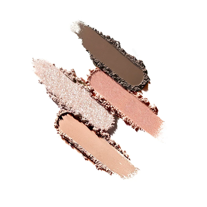 FLORASIS BUTTERFLY GLITTER QUAD EYESHADOW PALETTE - 02 PEACH HAZE