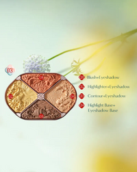 FLORASIS Eastern Beasts Sculpting Makeup Palette - B03