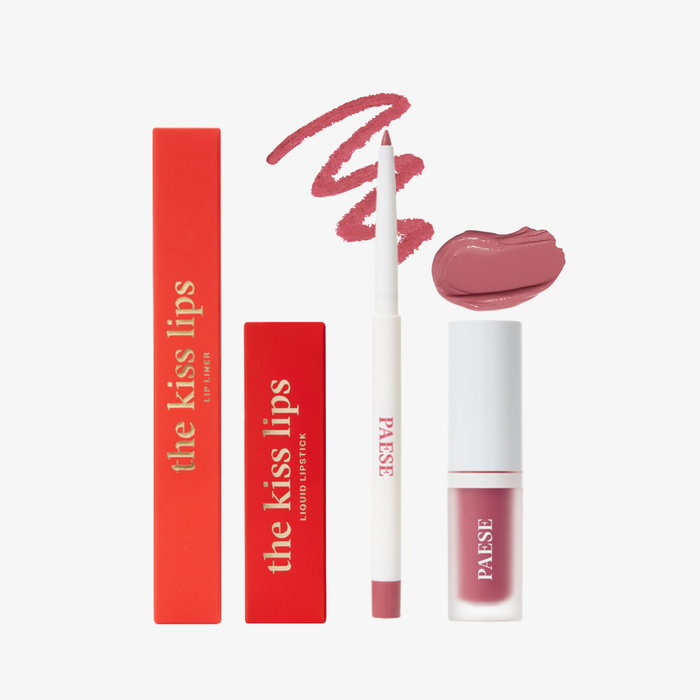 PAESE The Kiss Lips Set - 03 Lovely Pink