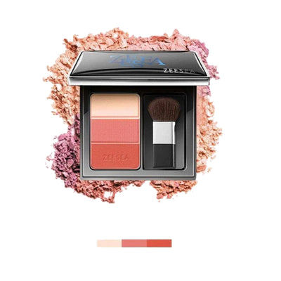 ZEESEA 3-Color Concealer Blusher - Vigour Orange