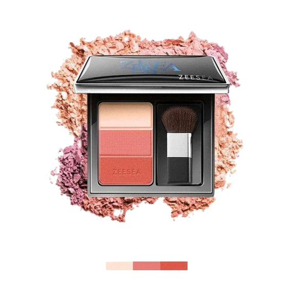 ZEESEA 3-Color Concealer Blusher - Vigour Orange