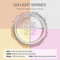 ZEESEA 4  Color Correcting loose powder - Light Beige