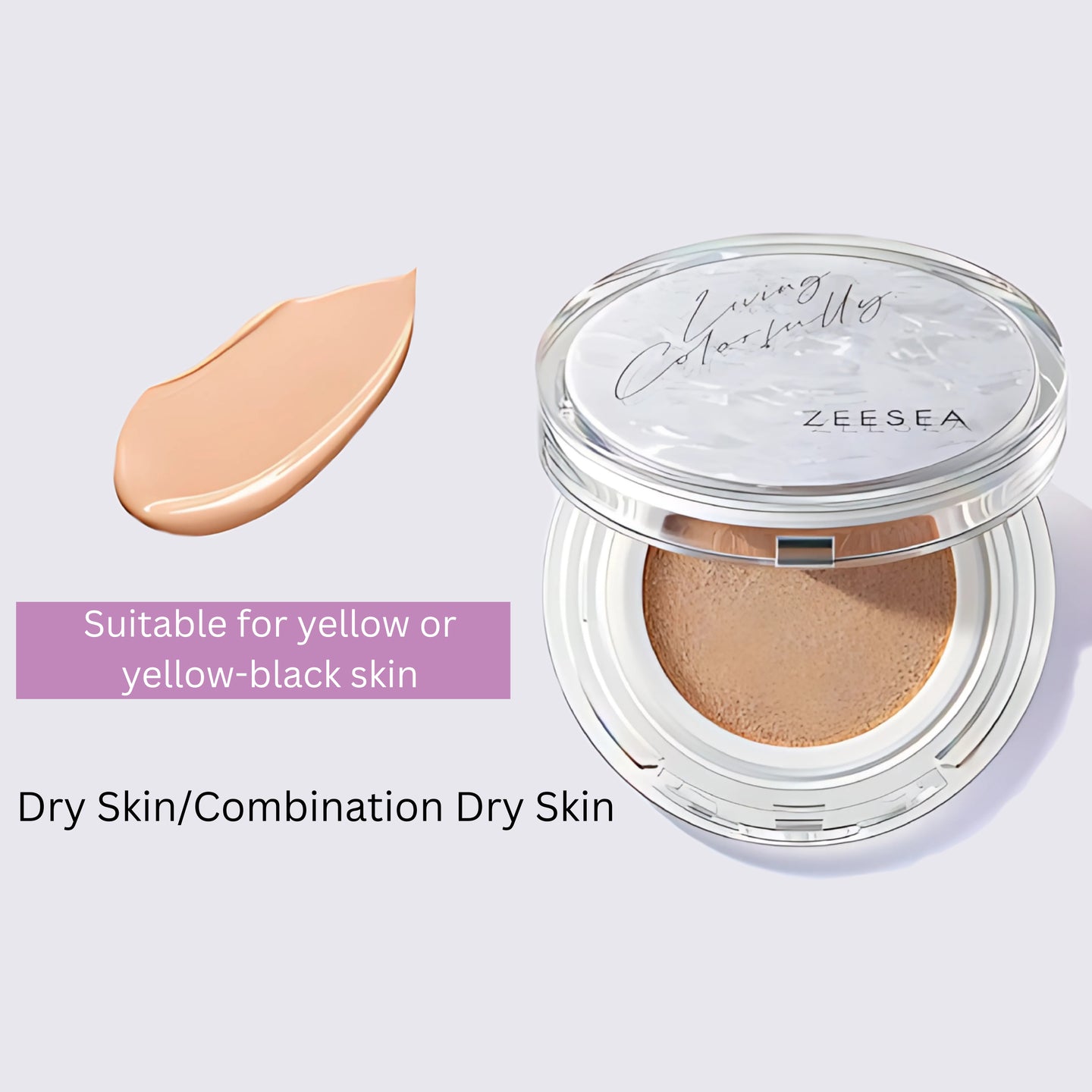 ZEESEA Satin Moisturizing Air Cushion BB Cream 13g - Natural Color