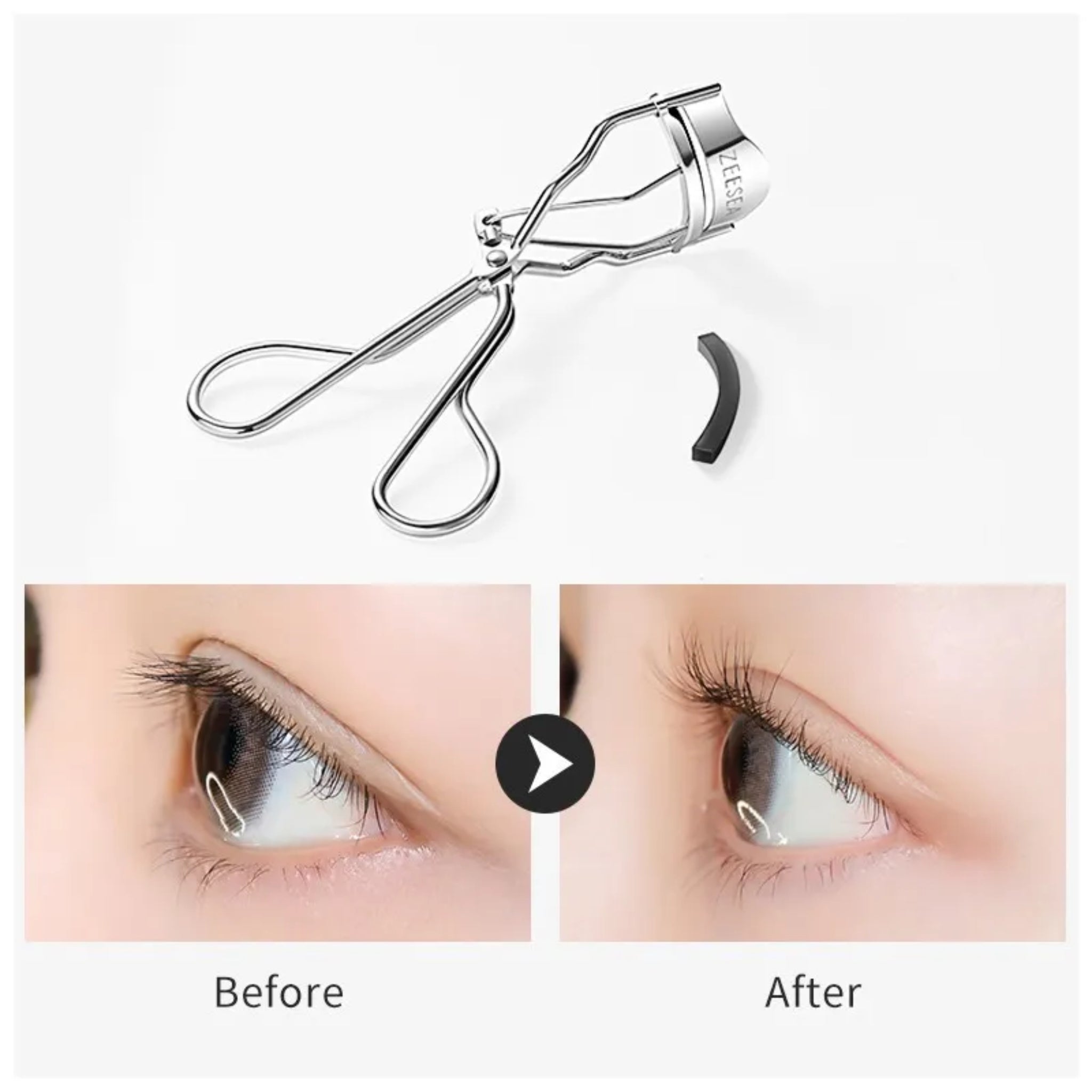ZEESEA Stainless Eyelashes Curler