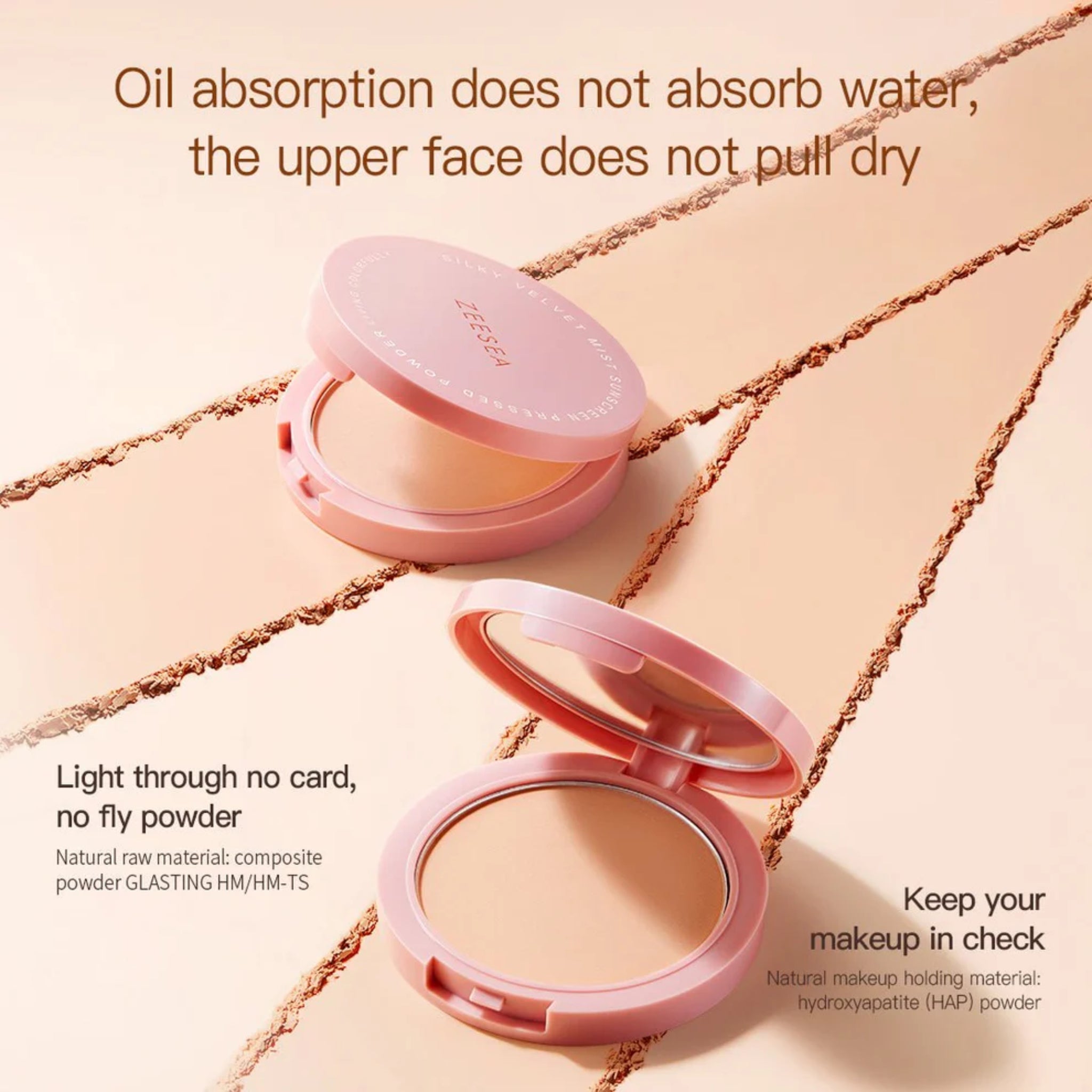 ZEESEA Silky Matte Suncreen Powder - 03 Nude