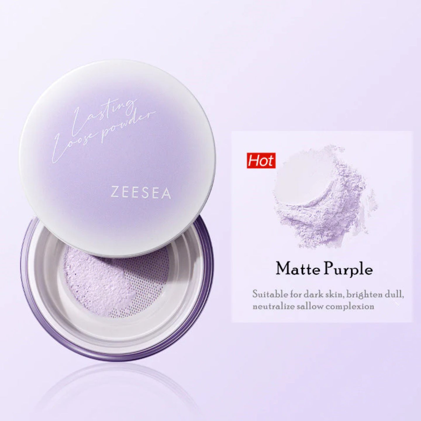 ZEESEA Light and soft loose powder - Purple