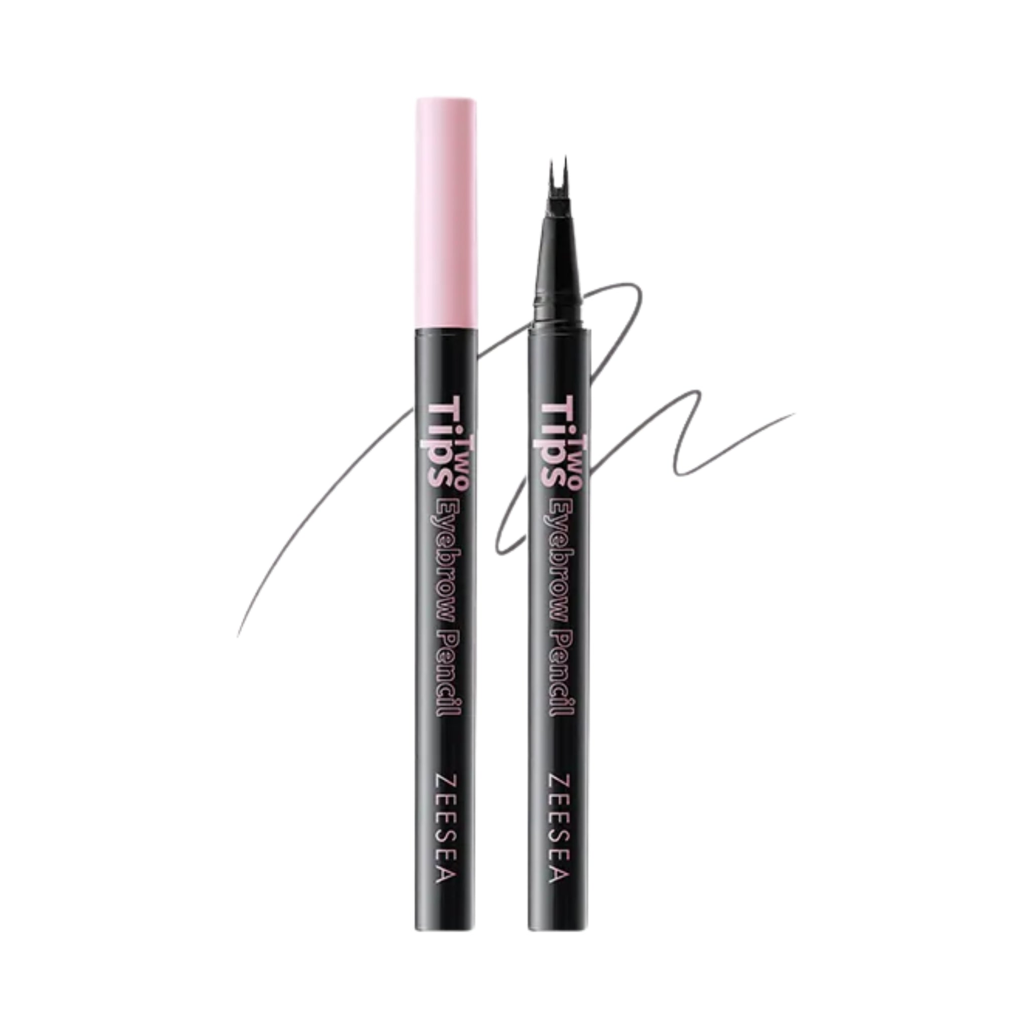 ZEESEA two tips eyebrow pencil - 02 GRAYISH BLACK
