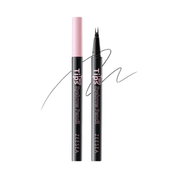 ZEESEA two tips eyebrow pencil - 02 GRAYISH BLACK