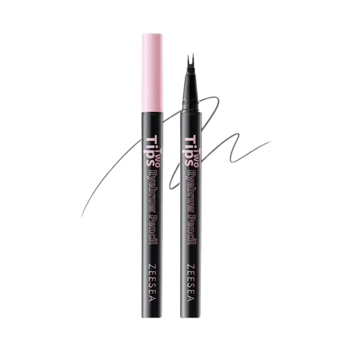 ZEESEA two tips eyebrow pencil - 02 GRAYISH BLACK