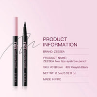 ZEESEA Two tips eyebrow pencil - 01 BROWN