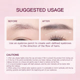 ZEESEA two tips eyebrow pencil - 02 GRAYISH BLACK