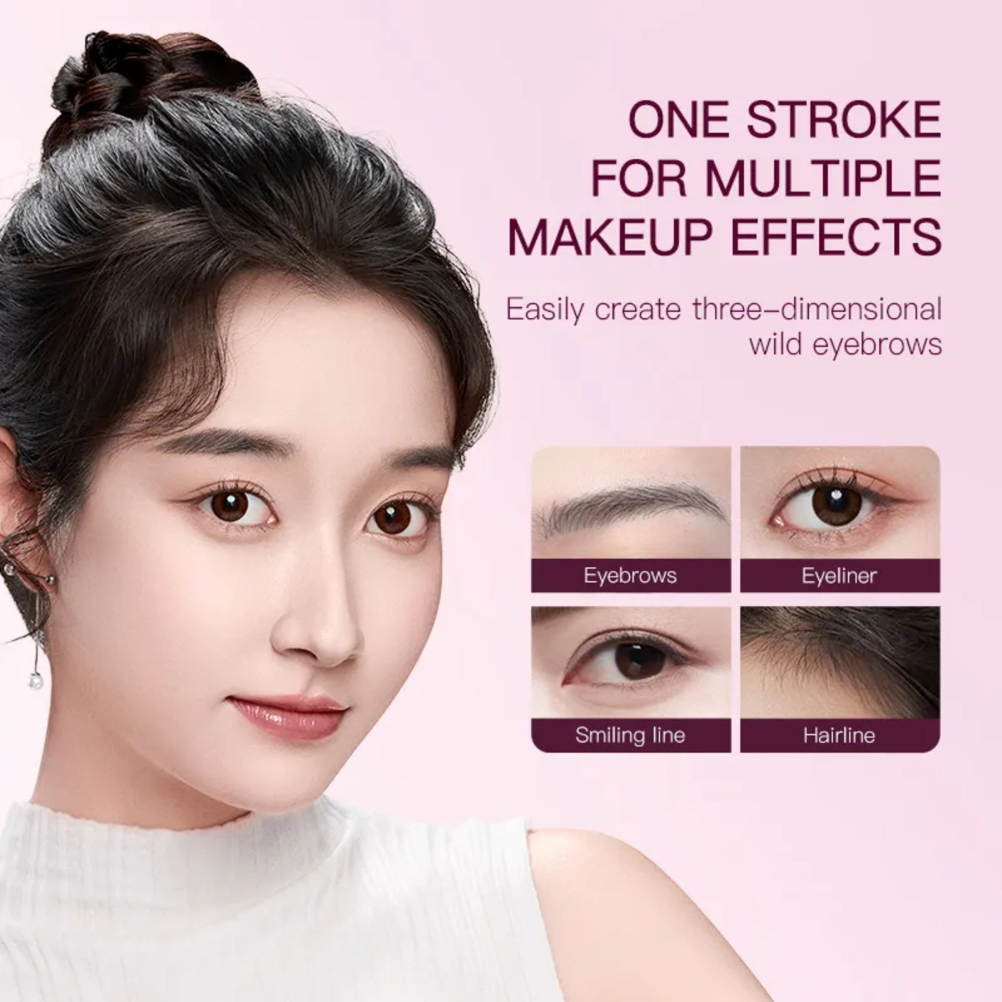 ZEESEA Two tips eyebrow pencil - 01 BROWN