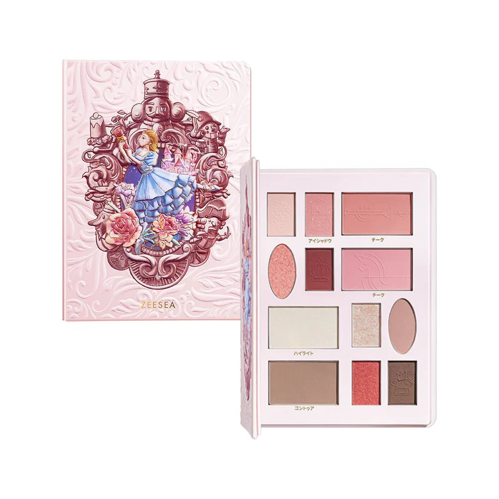 ZEESEA NUTCRACKER - Candy Cruise 12 Colors Makeup Palette 02 Rose Lake